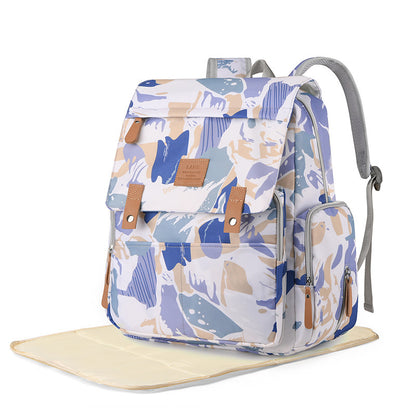 Vielseitiger Rucksack mit Blumenmuster Brehn