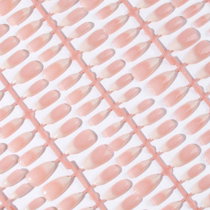 Lange Mandel Press-On Nail Tips Brehn