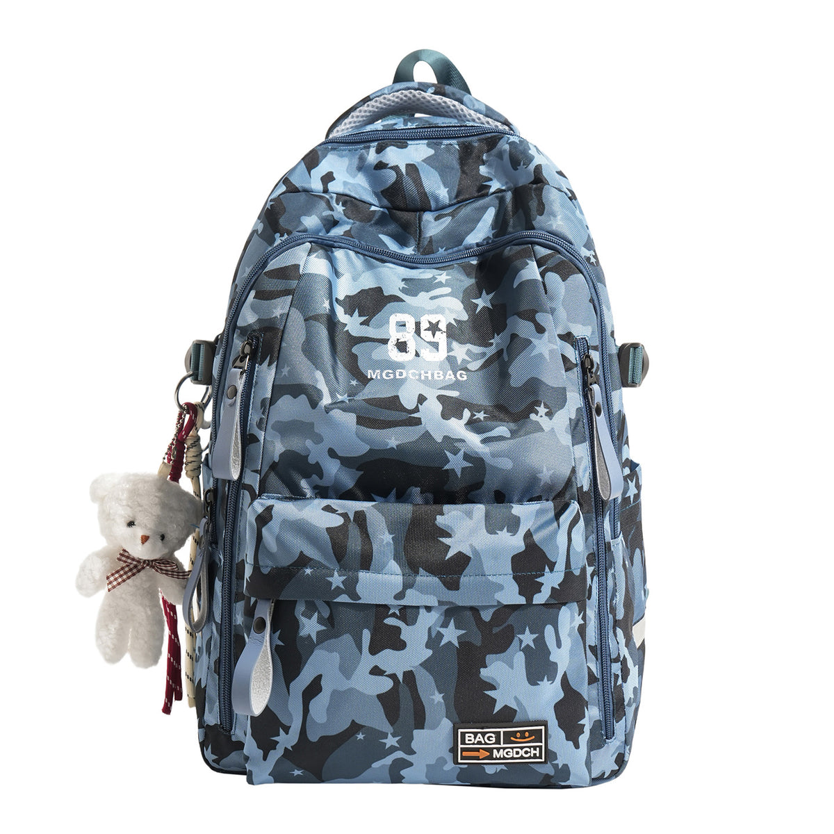 Vielseitiger Camouflage-Rucksack mit Multi-Taschen-Design Brehn