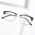 Damen Designer-Brille mit auffälligem Rahmen Brehn
