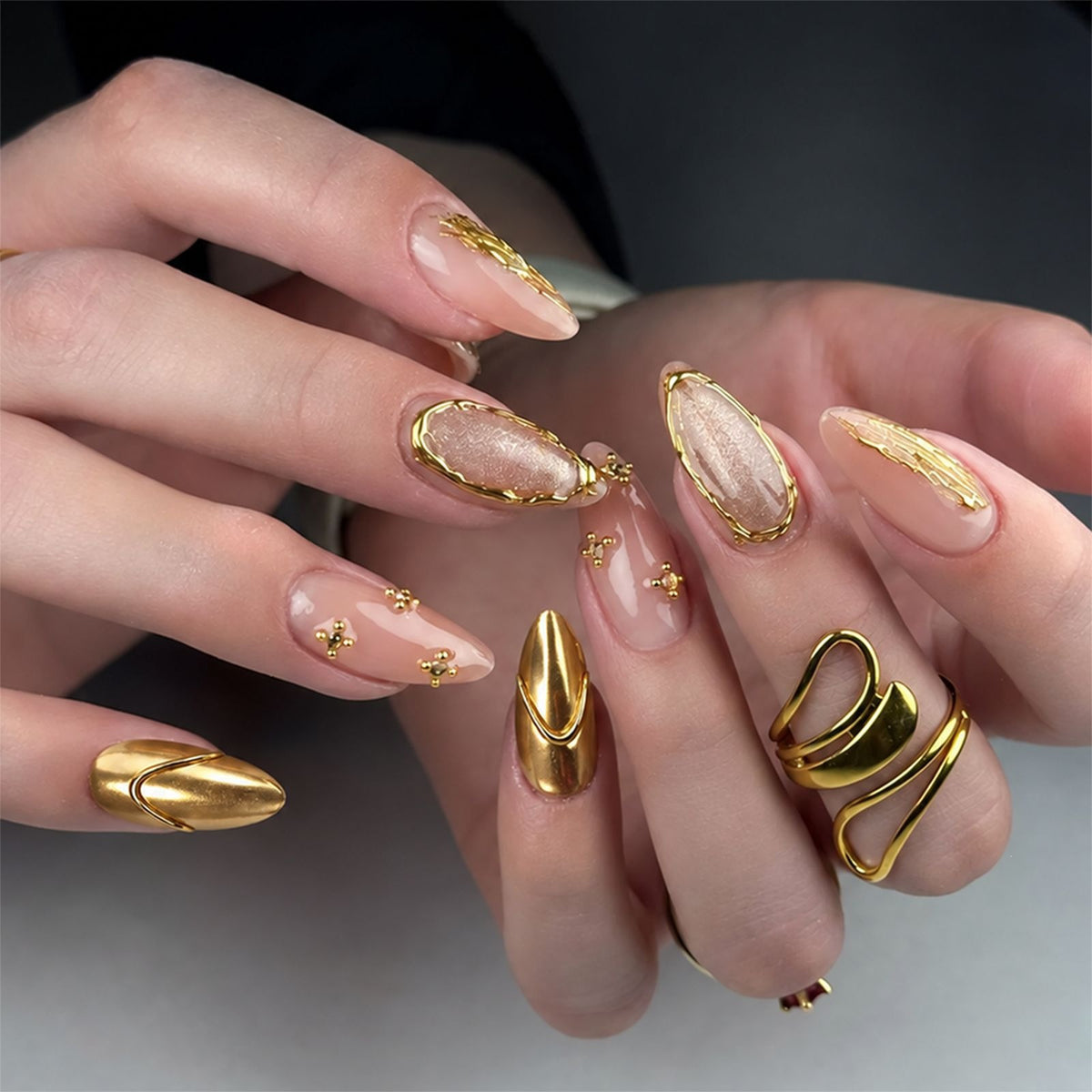 Elegant Design Kunstnagelset Brehn