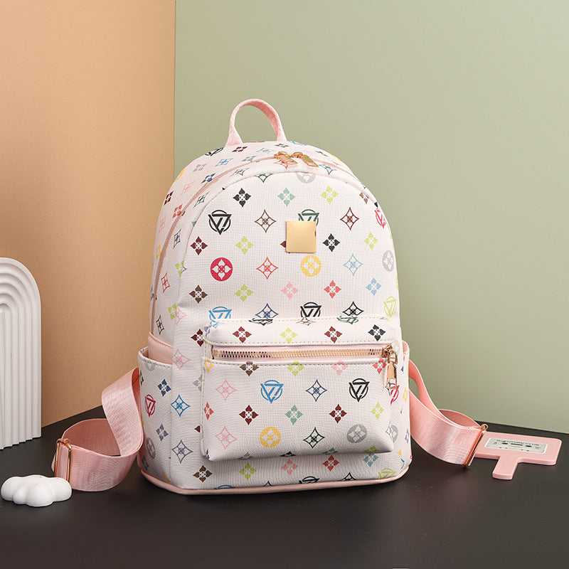 Stylische Gemusterte Schulrucksack