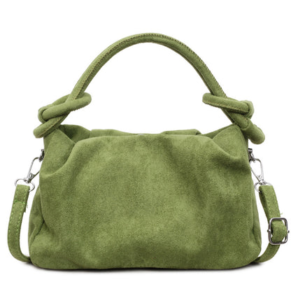WoSoft Wildleder Hobo Tasche Brehn