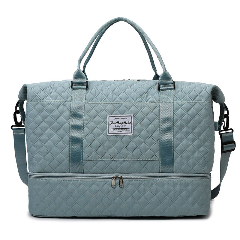 Stylische gesteppte Sport-Duffle-Tasche