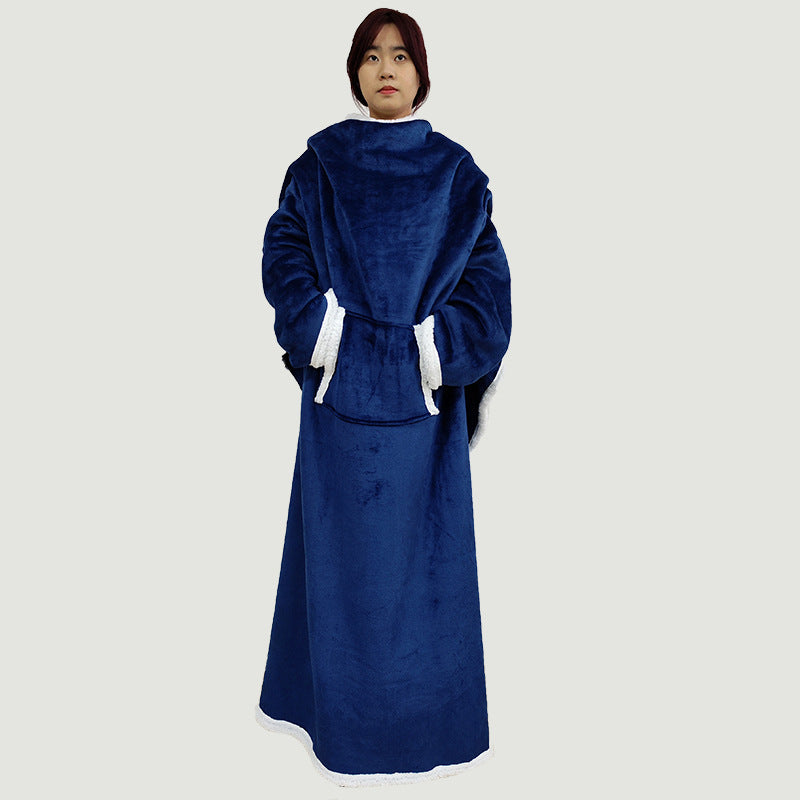 Damen Kuscheliger Oversized Poncho Decke Brehn
