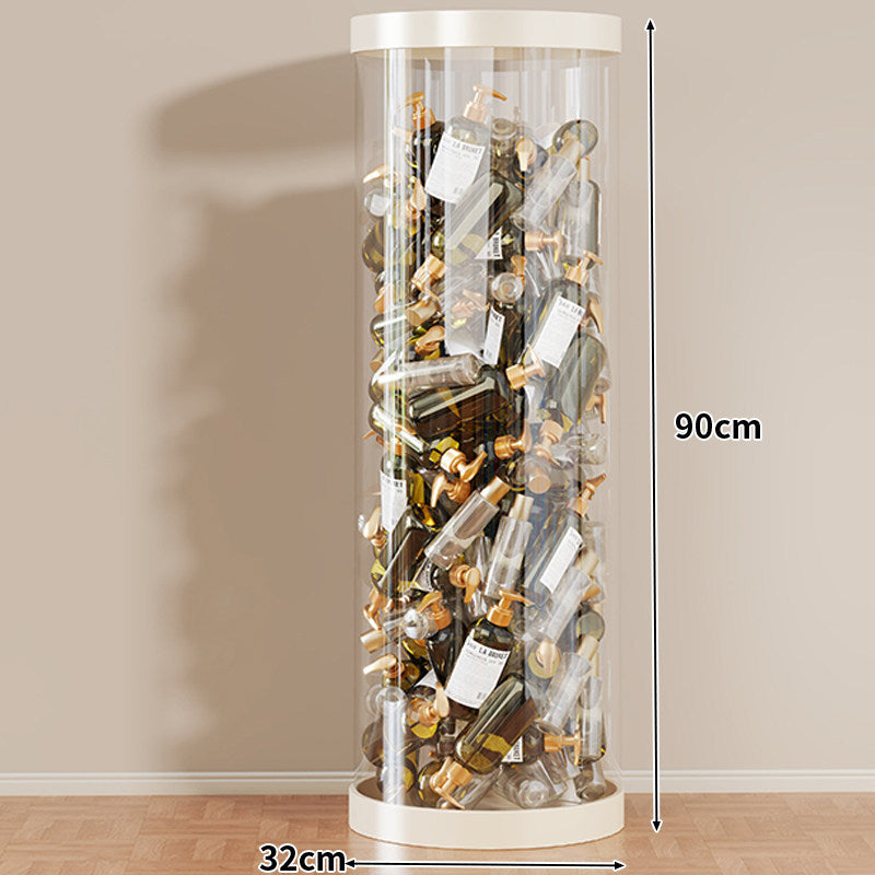 Hohe klare acryl vertikale Display-Zylinder für Mini-Parfüm- & Probeflaschen-Sammlung