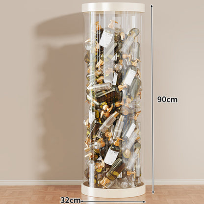 Hohe klare acryl vertikale Display-Zylinder für Mini-Parfüm- & Probeflaschen-Sammlung
