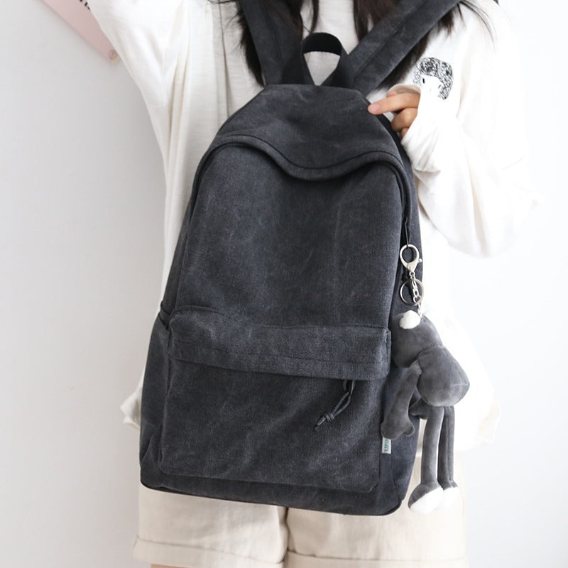 Weicher Canvas Alltags-Rucksack Brehn