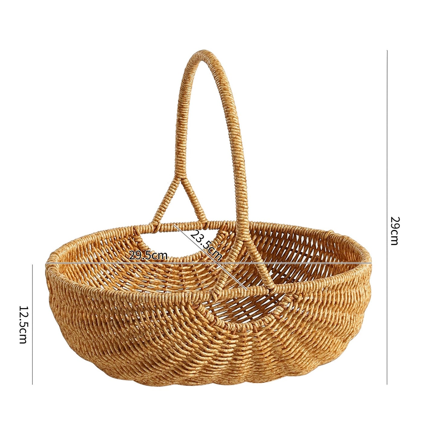 Handgewebter Artisan Marktkorb Brehn