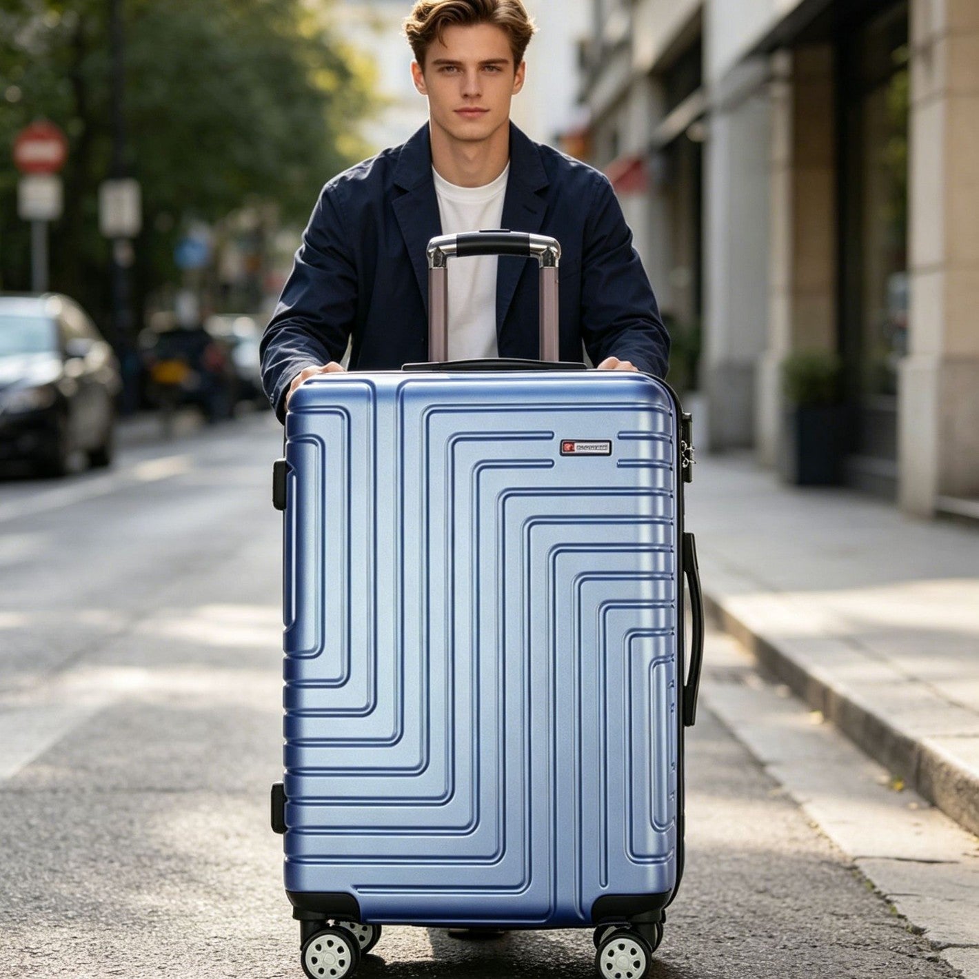 Herren Hartschalen Spinner Gepäck Brehn