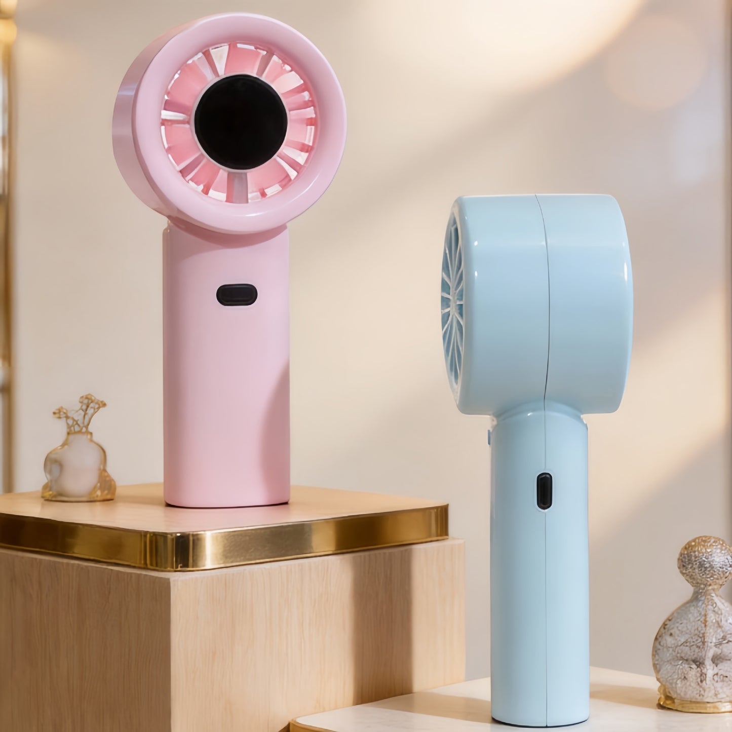 Damen tragbarer Mini-Handventilator mit innovativem Design Brehn