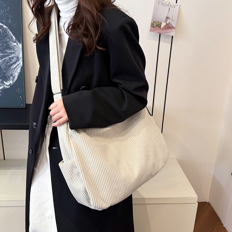 Weicher Stoff Crossbody Tote Brehn