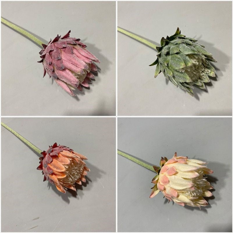 Lebensechter Protea Blumenstängel