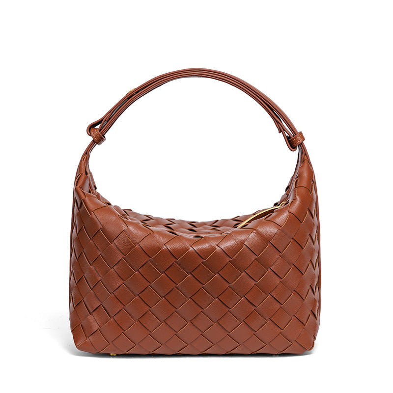 Handgefertigte Geflochtene Leder Mini Tasche Brehn