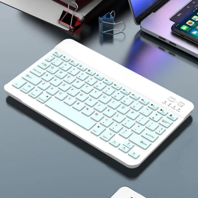 Kompakte drahtlose Multimedia-Tastatur Brehn