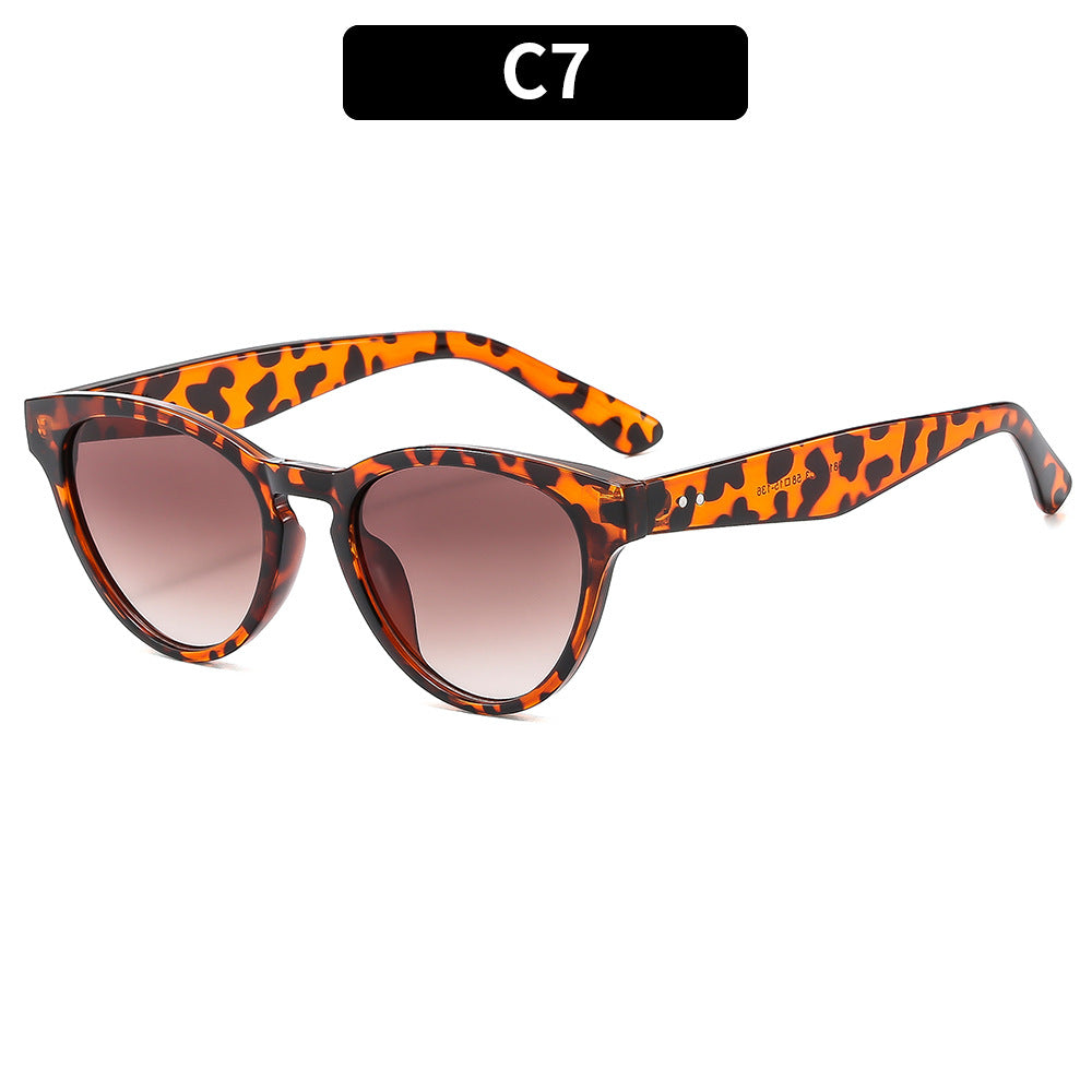 Vintage-inspirierte Katzenaugen-Sonnenbrille Eleganter Stil