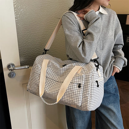 Stylische gemusterte Reisetasche Brehn