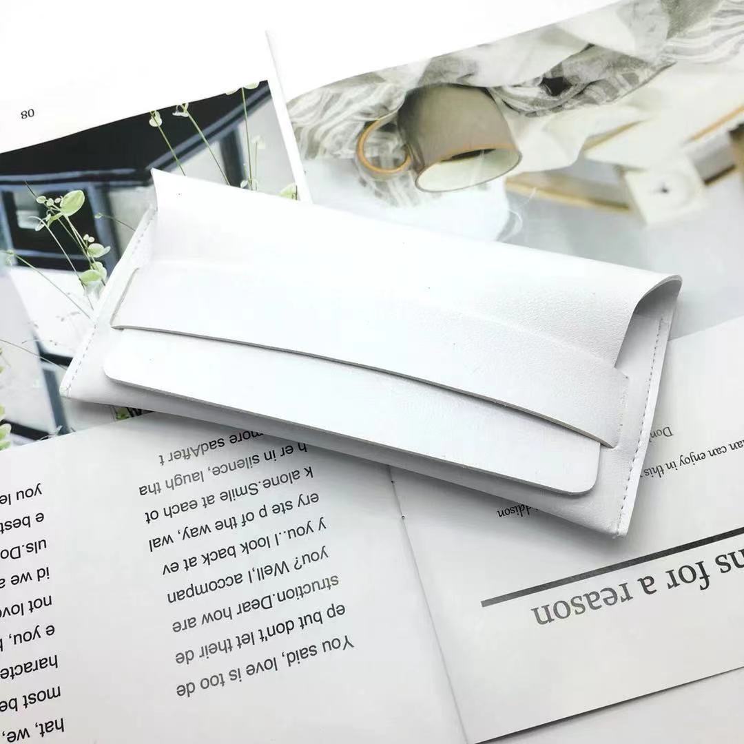 Faltbare synthetische Leder Sonnenbrille Etui Brehn