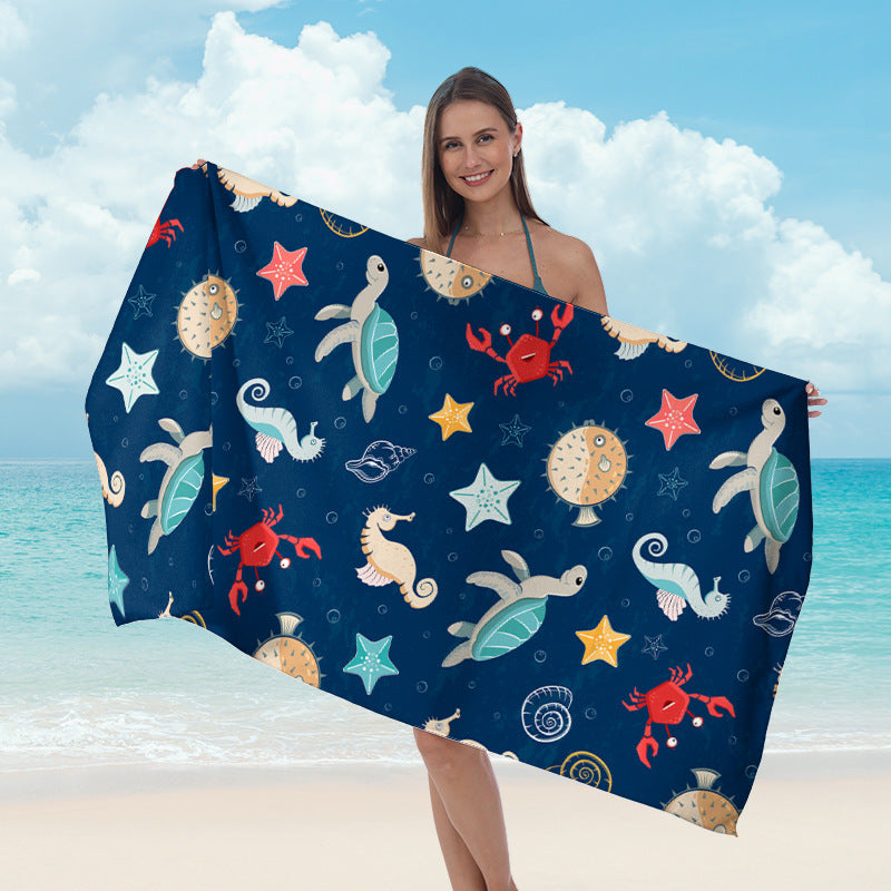 Strandtuch mit maritimem Sternen-Design Brehn