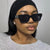 Damen modische Sonnenbrille im eleganten oversized Design Brehn
