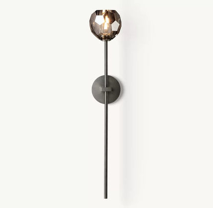 Elegante Kristall Wandleuchte