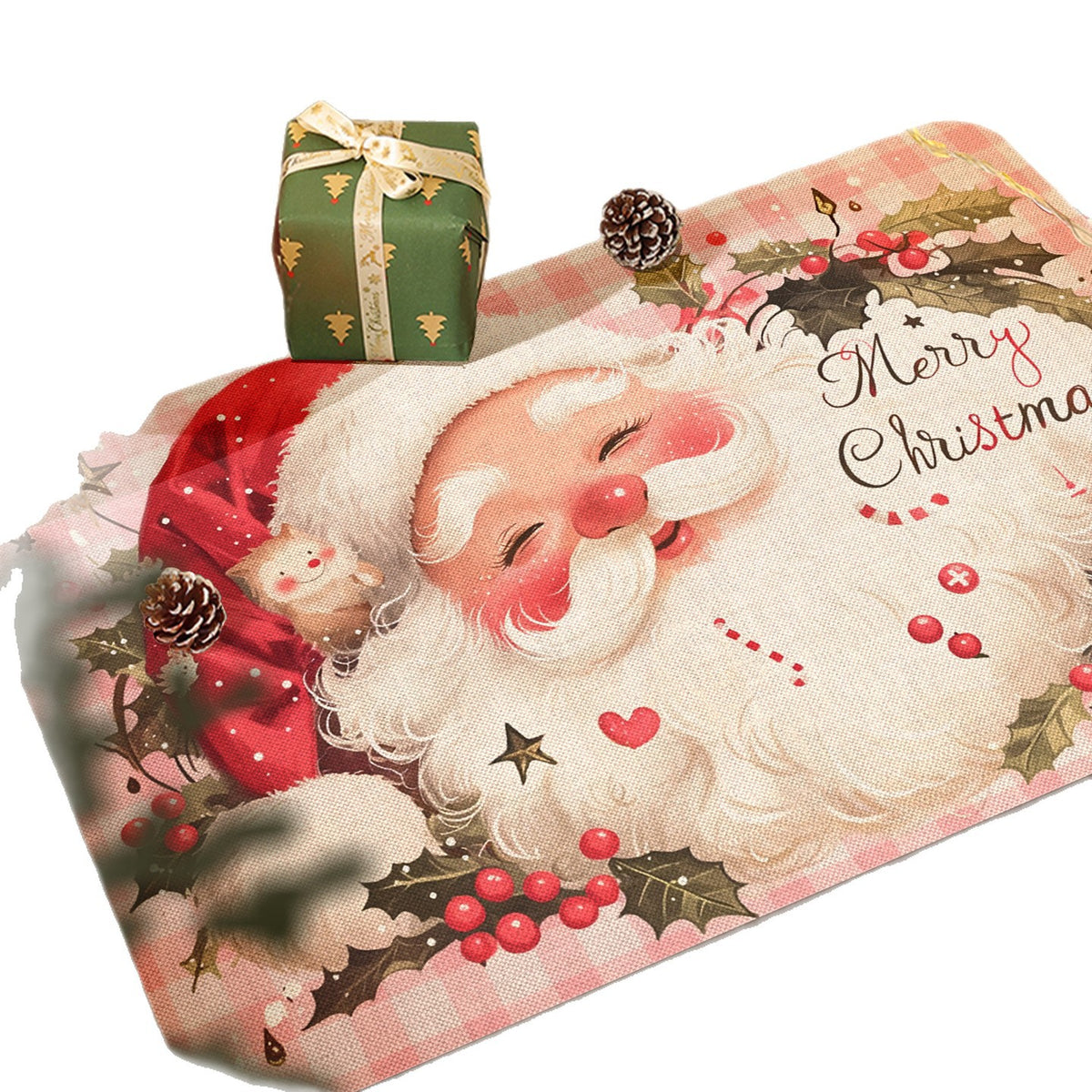 Festliche Santa-Themen dekorative Matte Brehn