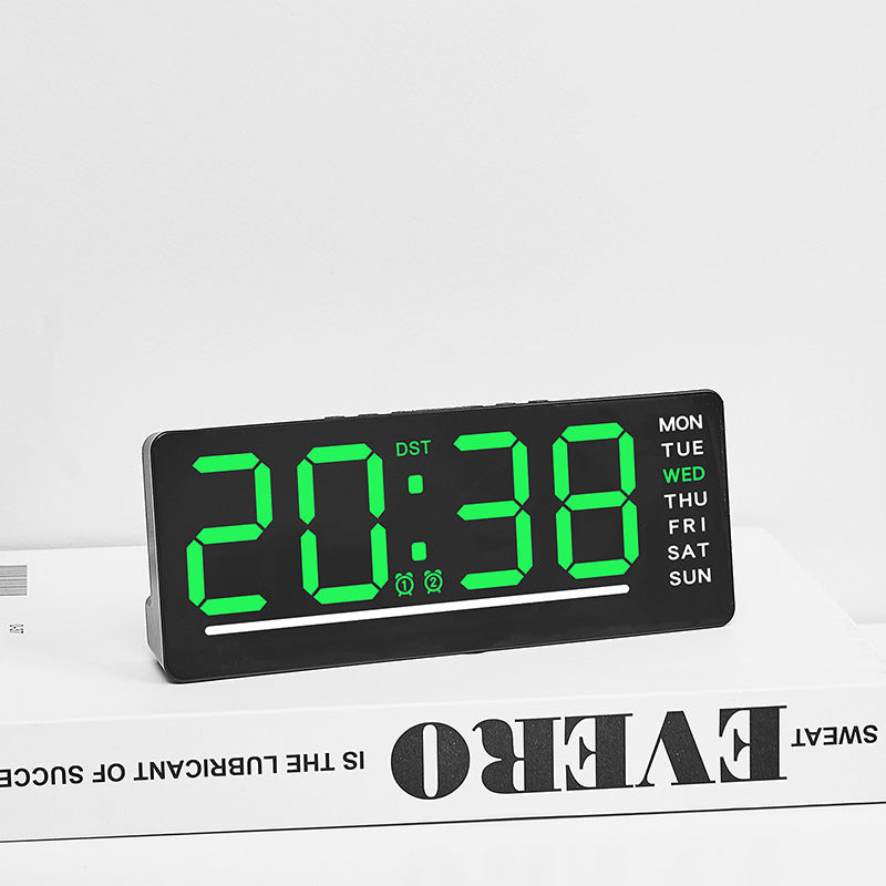 Digitaler Led Wecker mit Großem, Klaren Display und Mehreren Alarmfunktionen Brehn