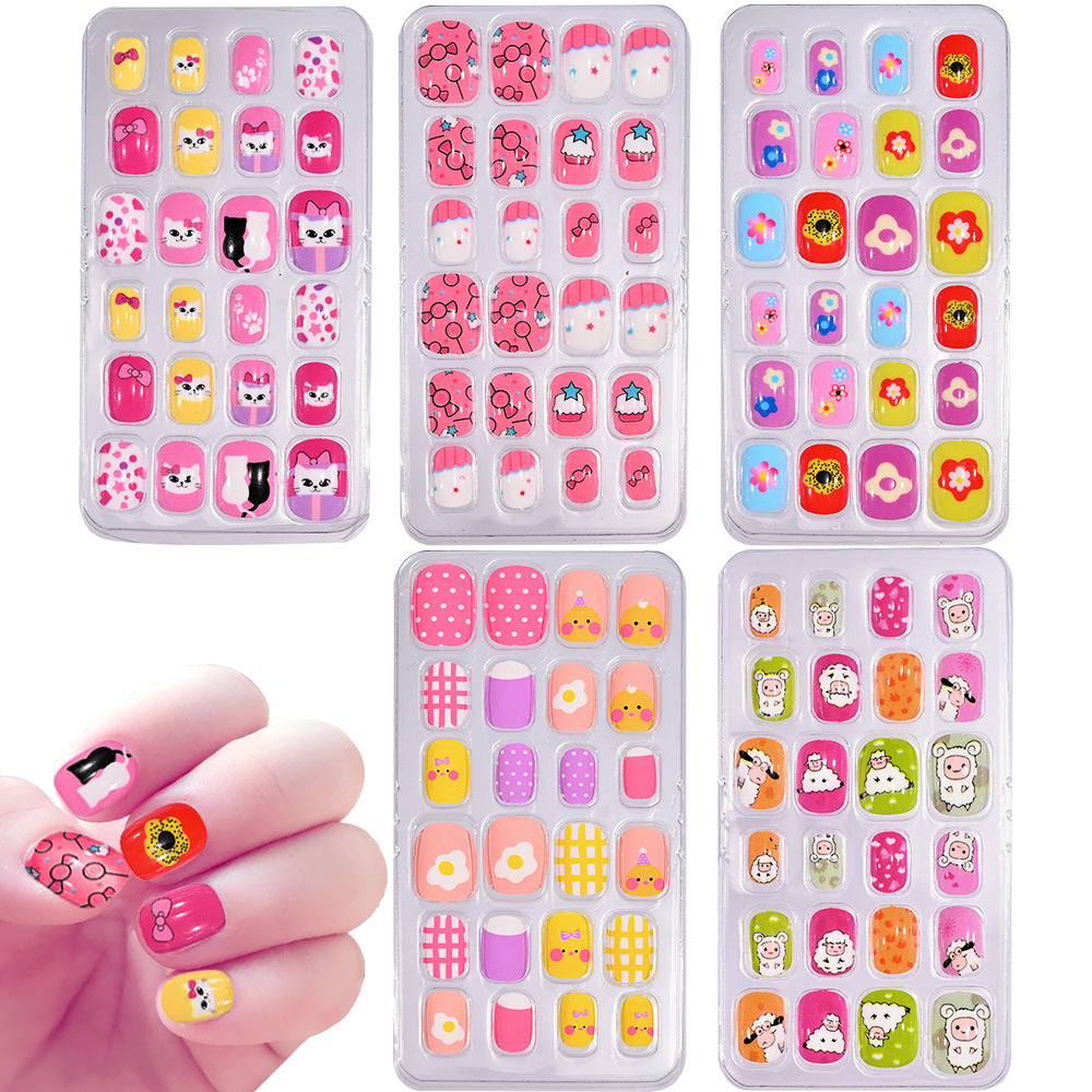 Kreatives Cartoon Nagelkunst Aufkleber Set Brehn