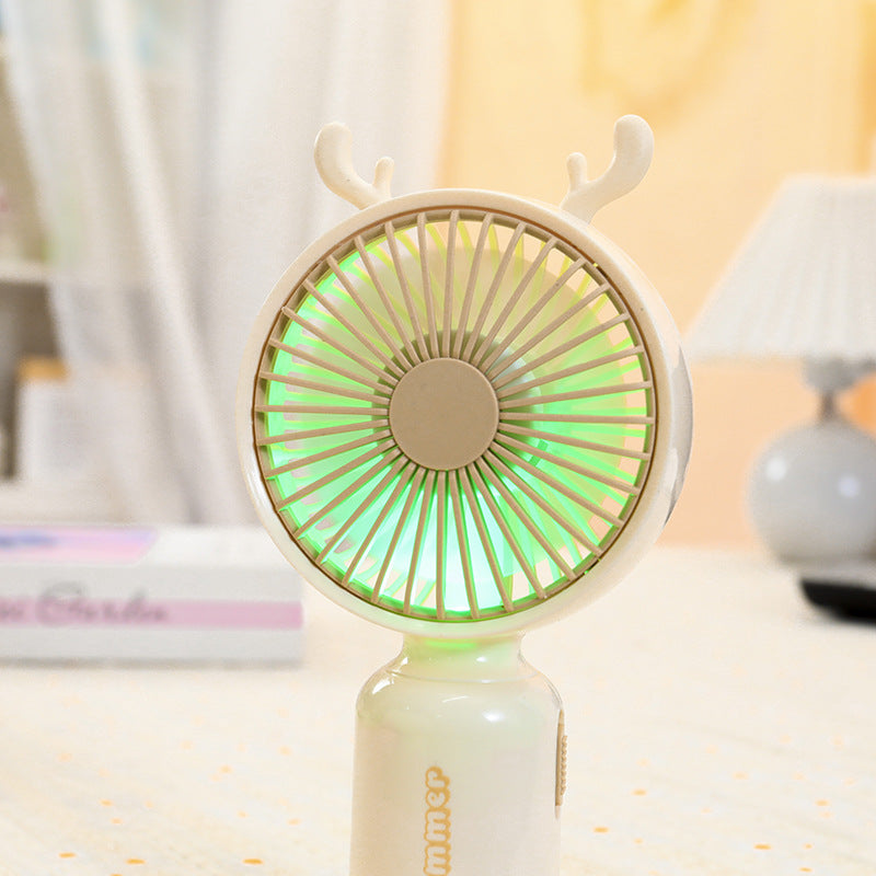 Damen Tragbarer LED-Handventilator im kreativen Tierdesign Brehn