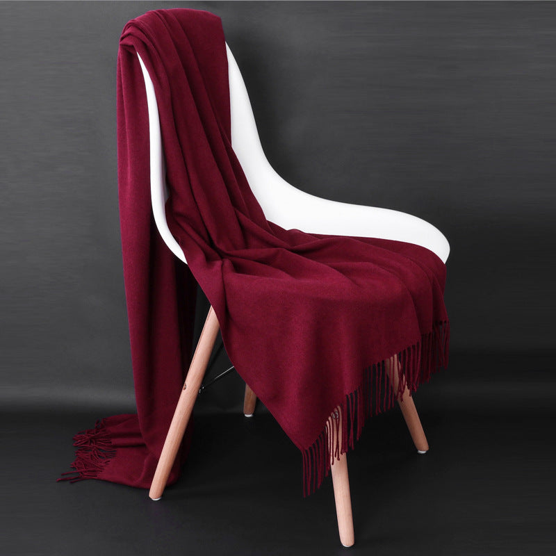 Luxuriöse Cashmere-Mischung Wurfdecke