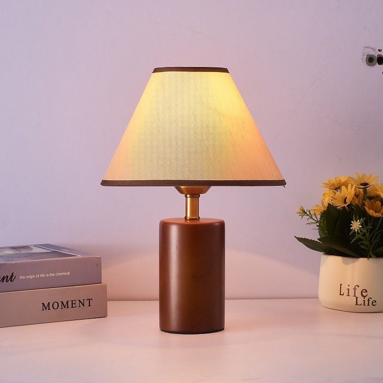 Dekorative Blumen Schatten Tischlampe