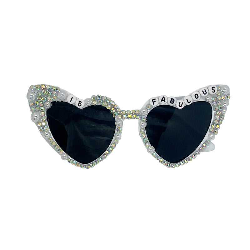 Glamouröse Herzförmige Sonnenbrille Brehn