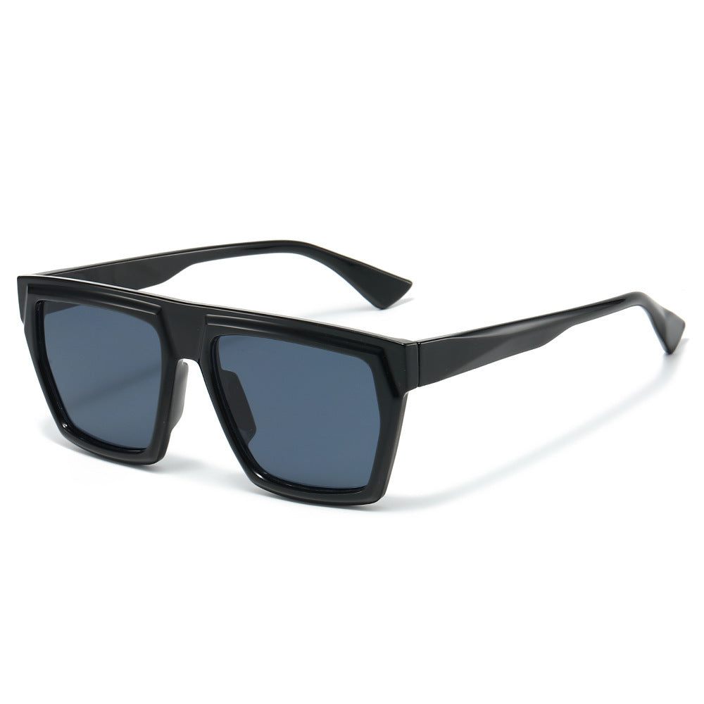 Chic Übergroße Geometrische Rahmen Sonnenbrille Brehn