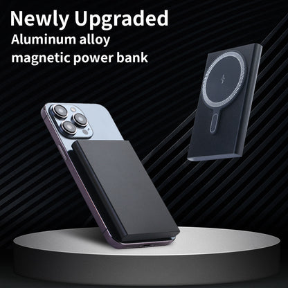 Tragbare Magnetische Powerbank mit Schnellem Induktiven Ladegerät Brehn