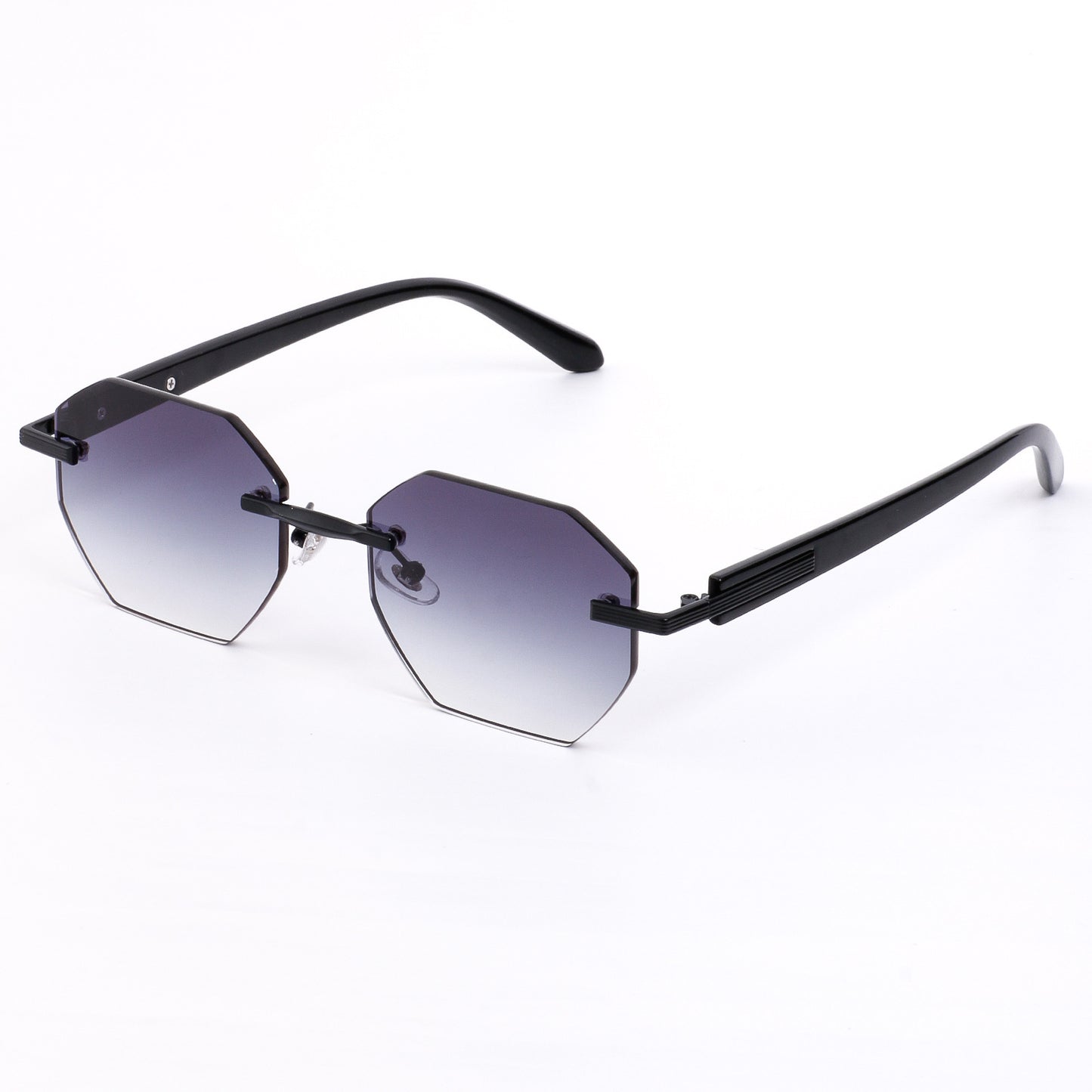 Damen stilvolle Sonnenbrille im modischen Achtkant-Design mit hochwertigem Rahmen Brehn