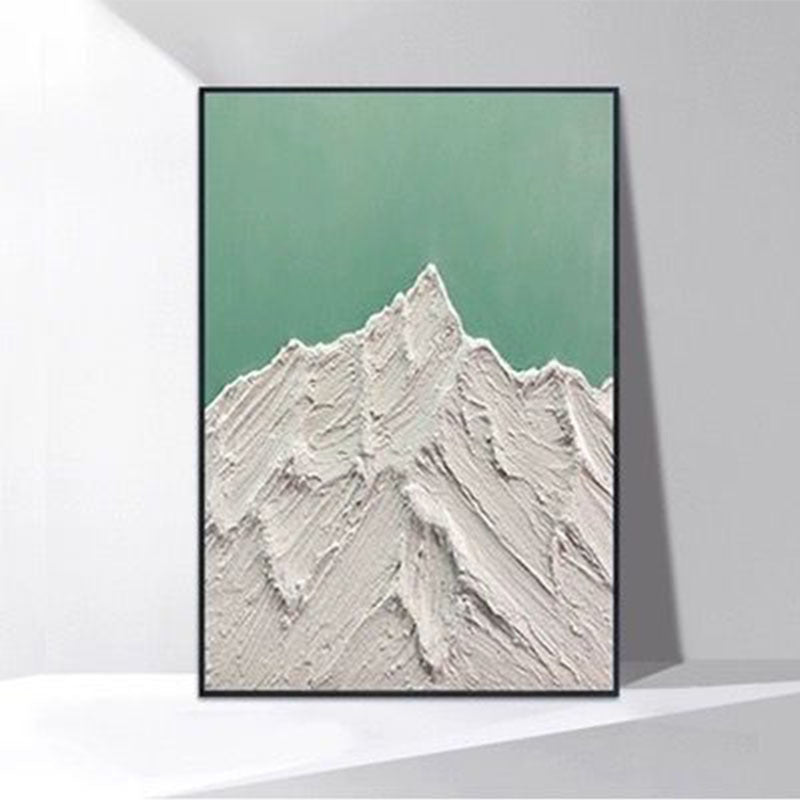 Texturiertes abstraktes Berglandschaft-Leinwandkunst
