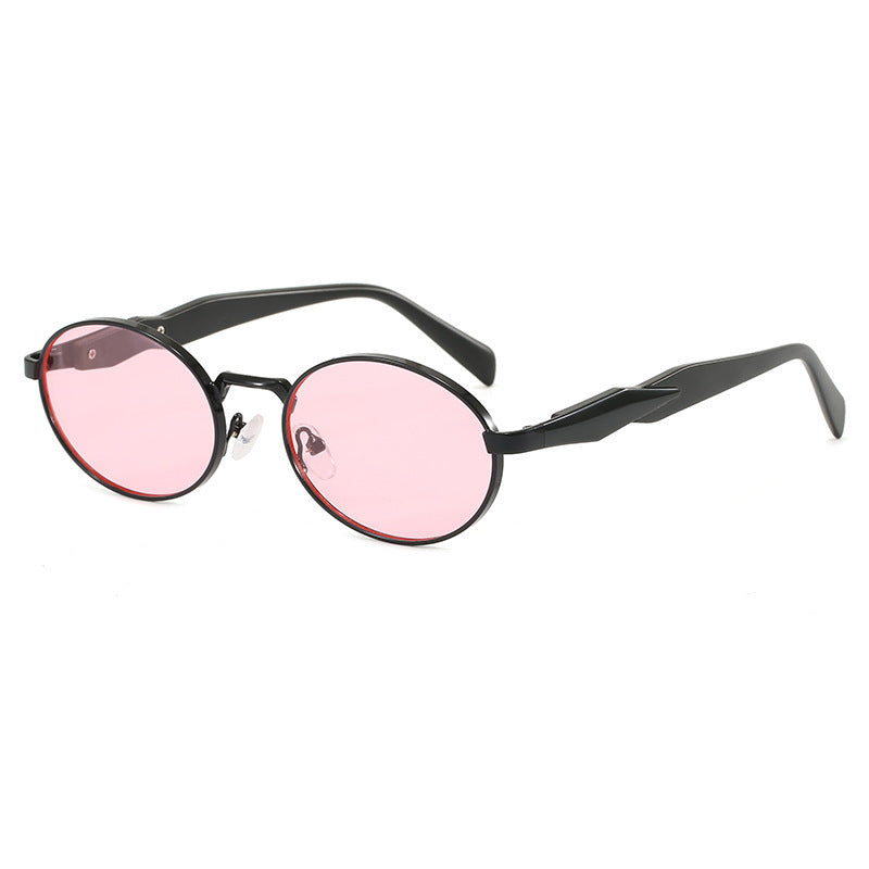 Damen Designer-Sonnenbrille mit hochwertigem runden Rahmen und schützendem UV-Filter Brehn