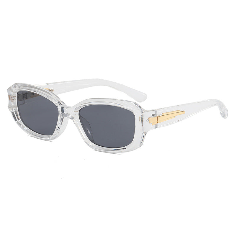 Damen modische Oversized-Sonnenbrille mit einzigartigem Rahmen Brehn