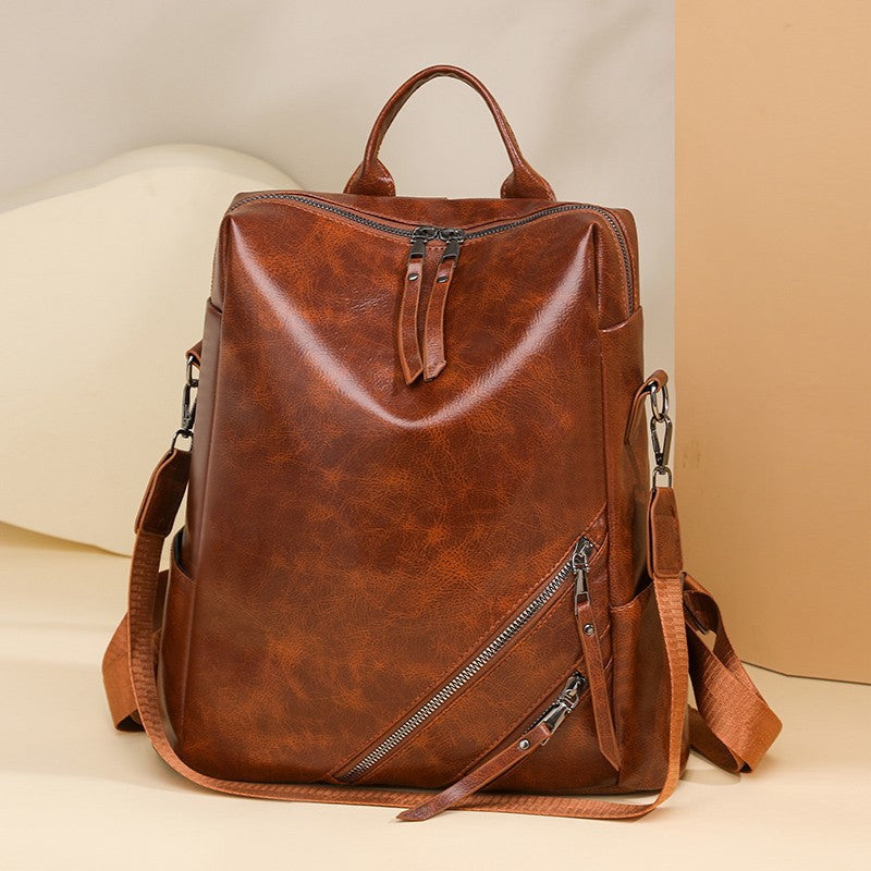 Modischer Multi-Reißverschluss-Rucksack Brehn