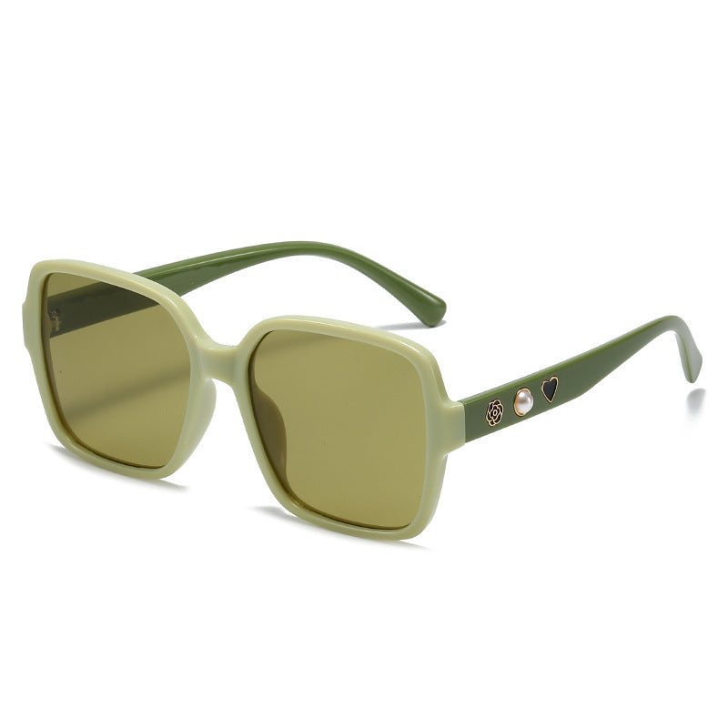 Elegante Übergroße Quadratische Fassung Brille Brehn