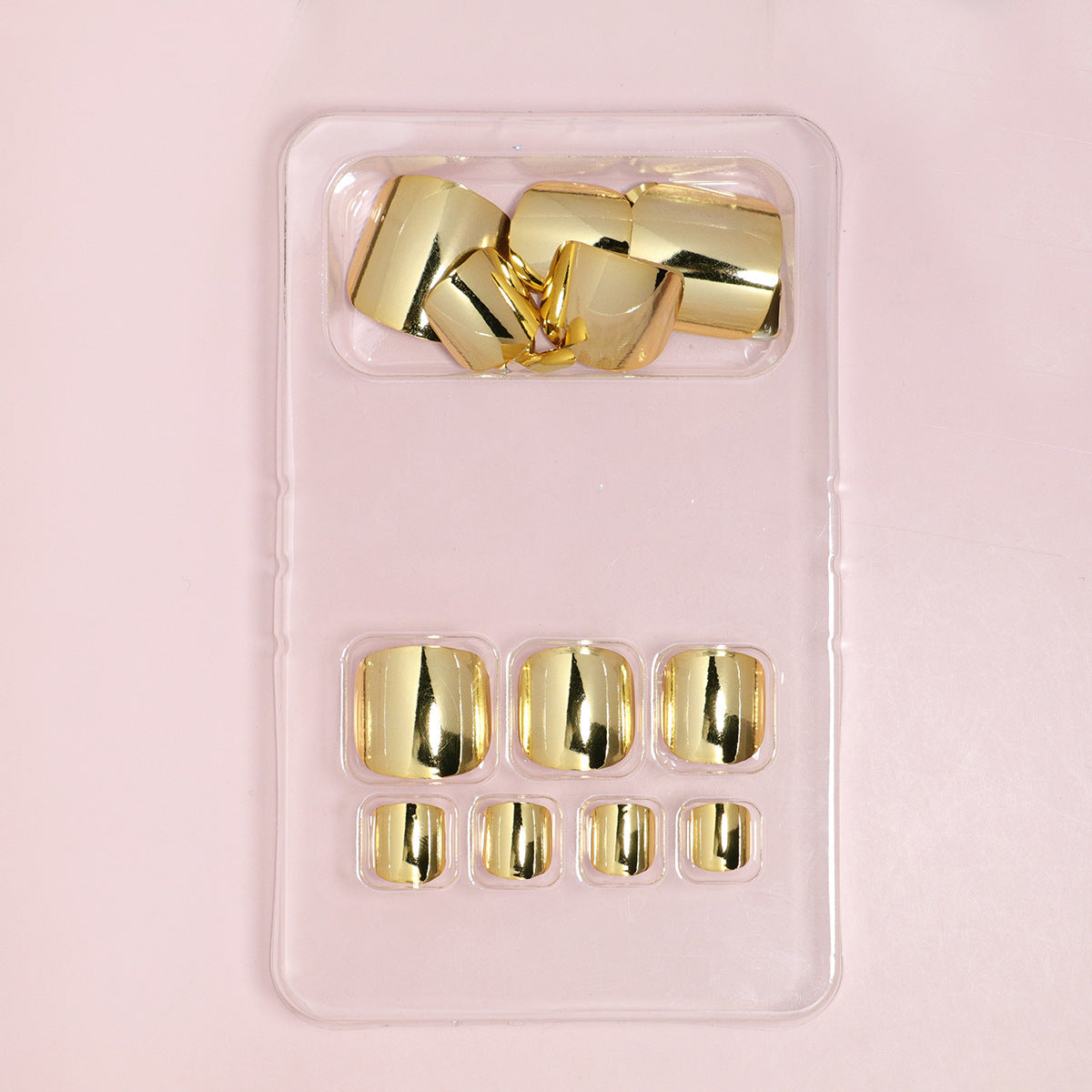 Premium Luxury Metallic Press-On Nail Set Brehn