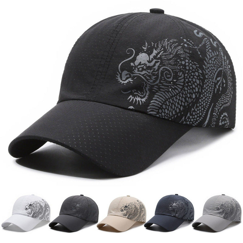 Herren Sportliche Cap mit Drachenmuster Brehn