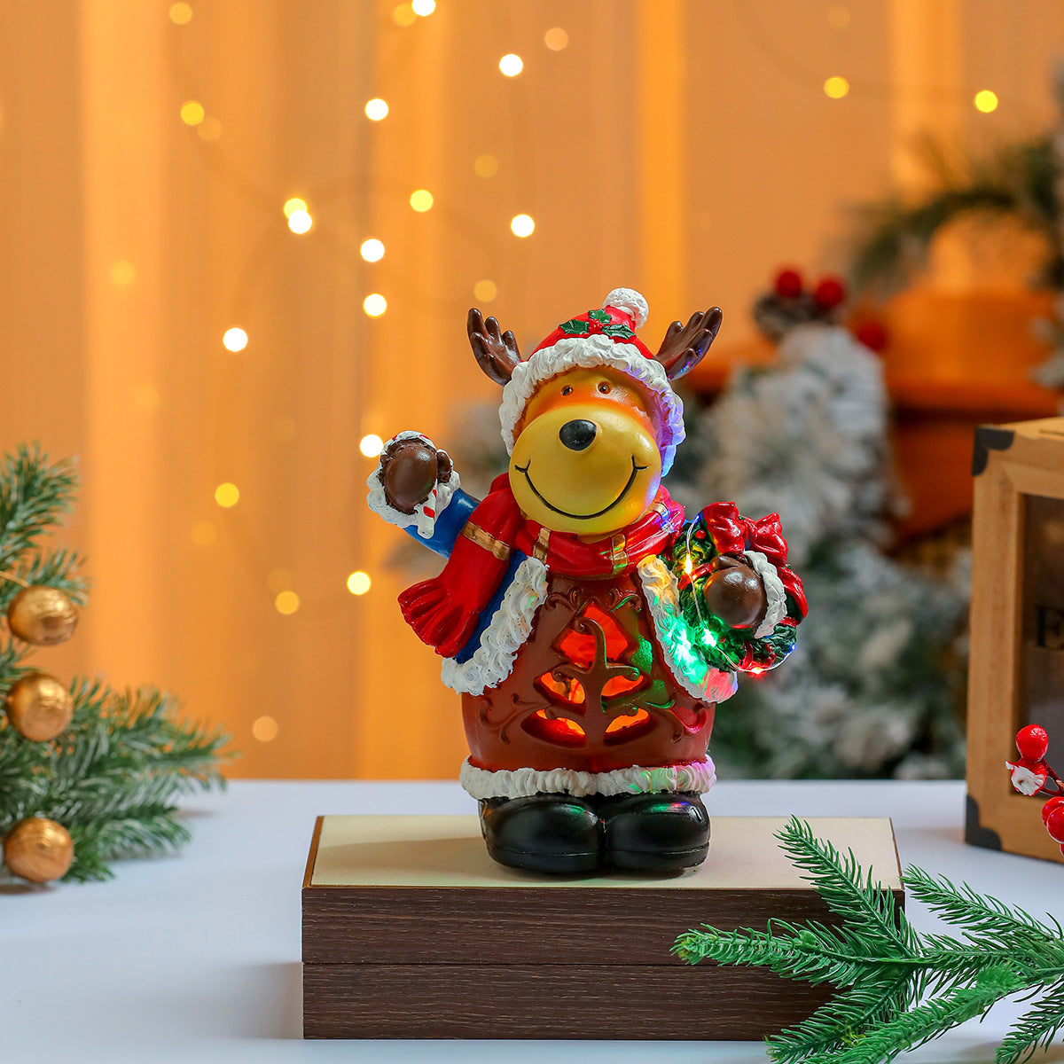 Dekorative LED Santa Figurine Brehn