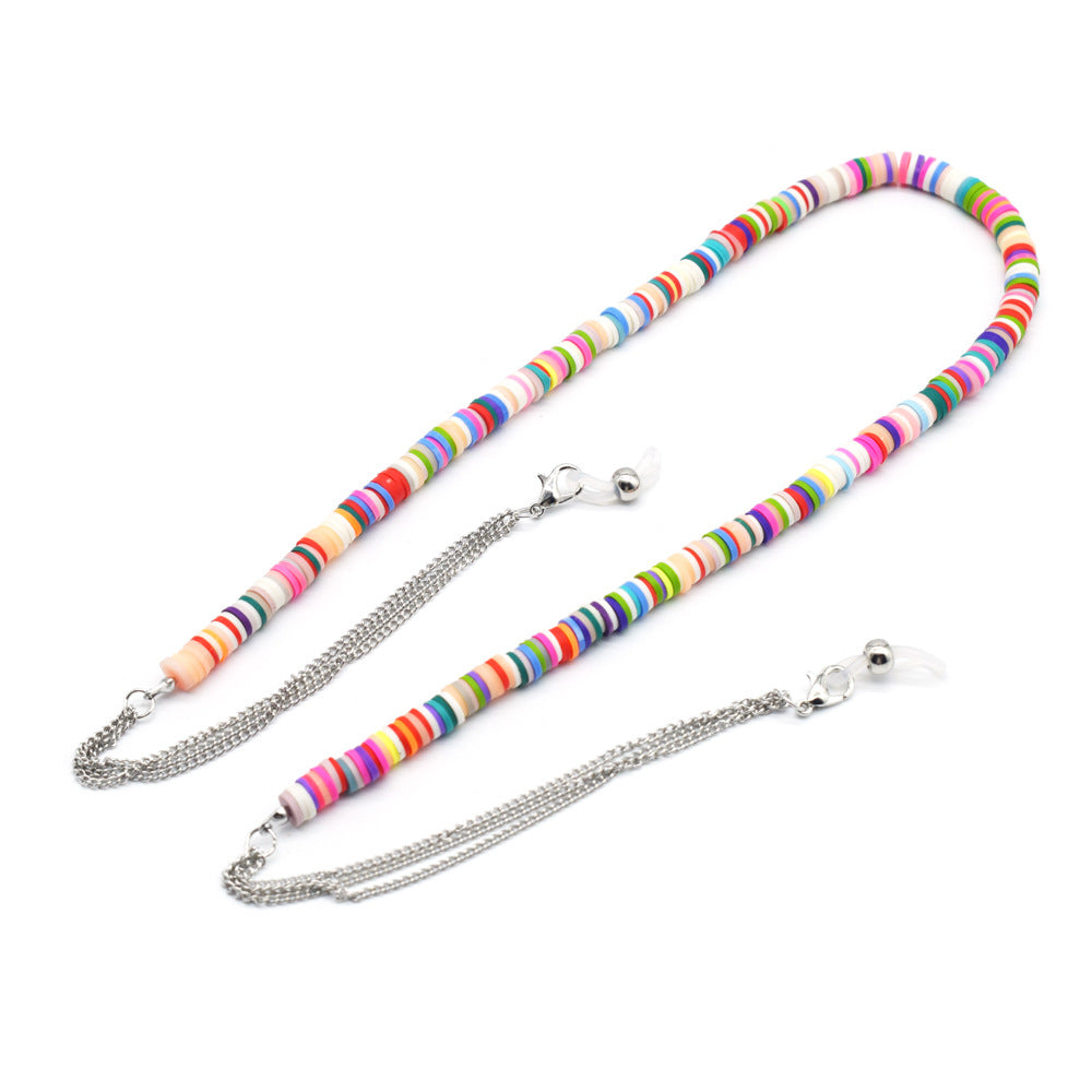 Bunte Perlen Brille Kette Brehn 1786692423