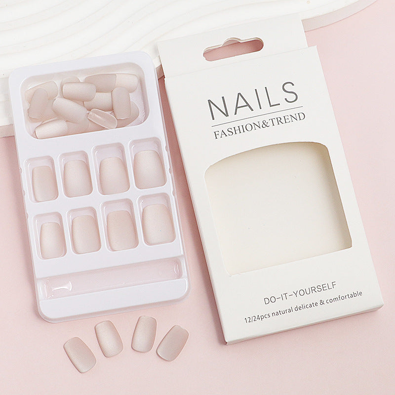 DIY natürliche Finish Press-On Nagelspitzen Brehn