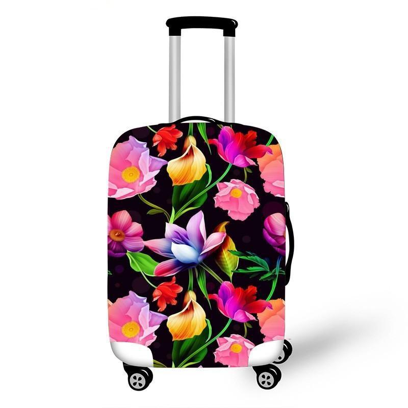 Damen Hartschalenreisekoffer mit vielfältigem Blumendesign Brehn