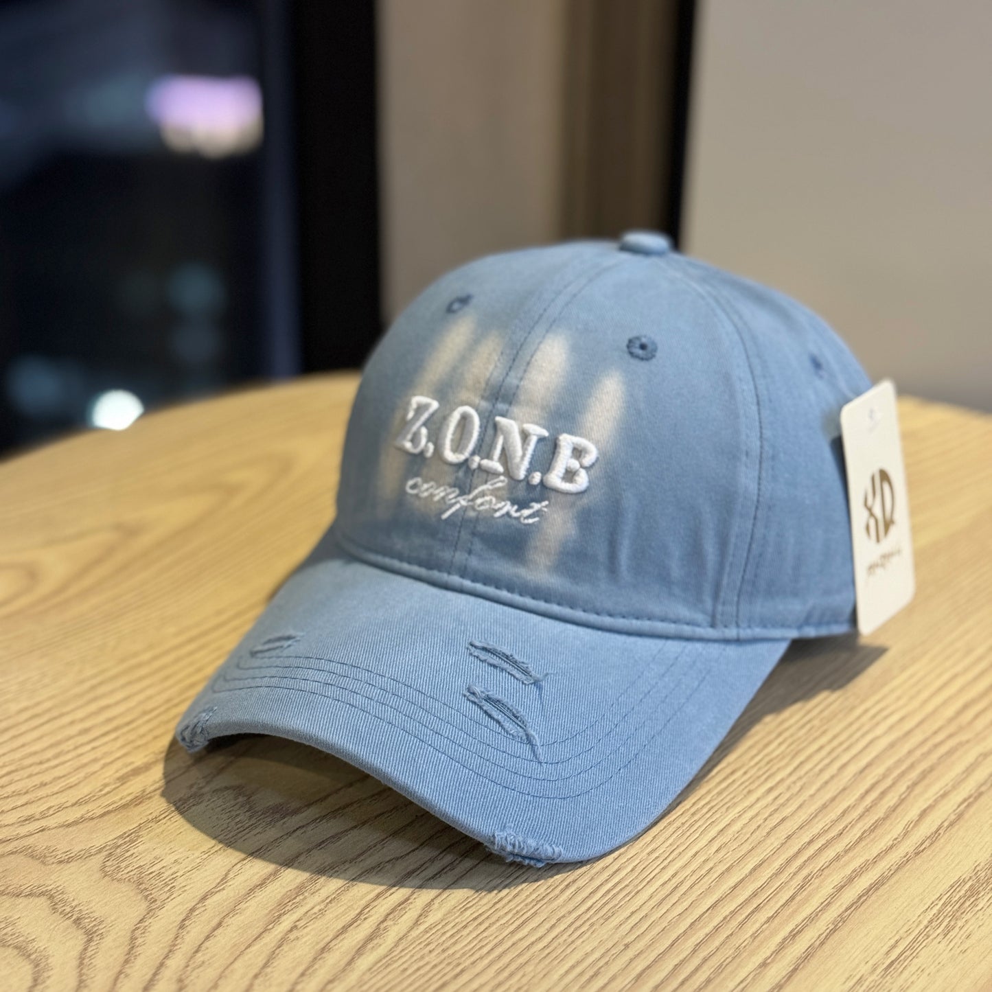 Unisex Distressed Baumwoll Baseballmütze Brehn