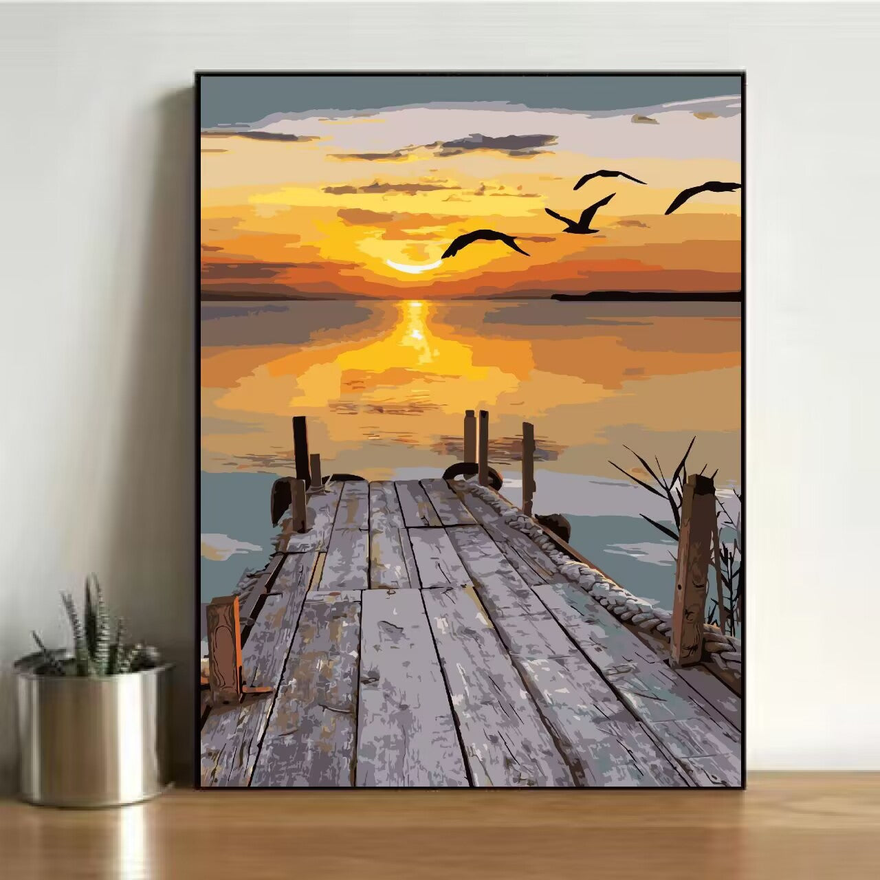 Szenische Berglandschaft Kunst Leinwanddruck Brehn