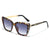 Fashion Statement Oversized Quadratische Sonnenbrille Brehn