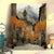 Vintage Europäische Landschaft Leinwand Kunstdruck Brehn
